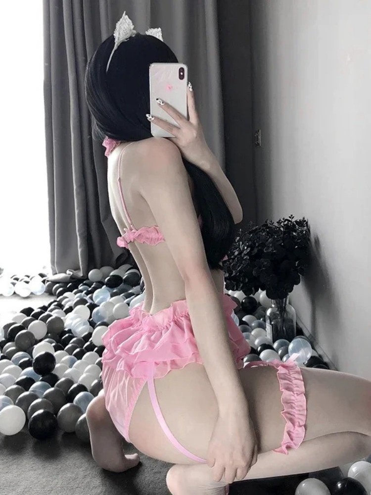 Женский комплект сексуального  – обзор и цена Lace Bralette Set