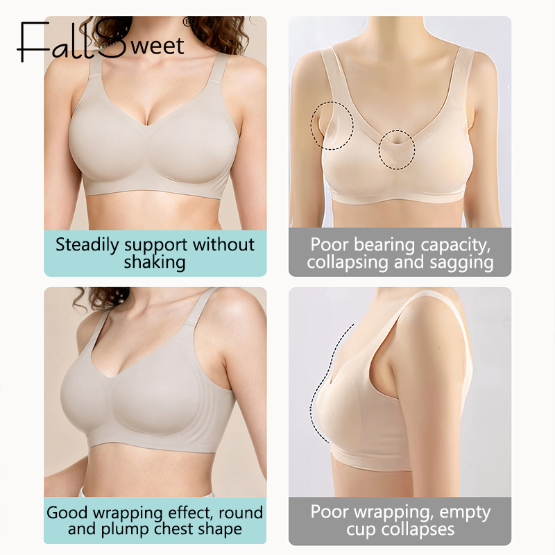 FallSweet женский бесшовный бю – обзор и цена Mastectomy Bra Pocket